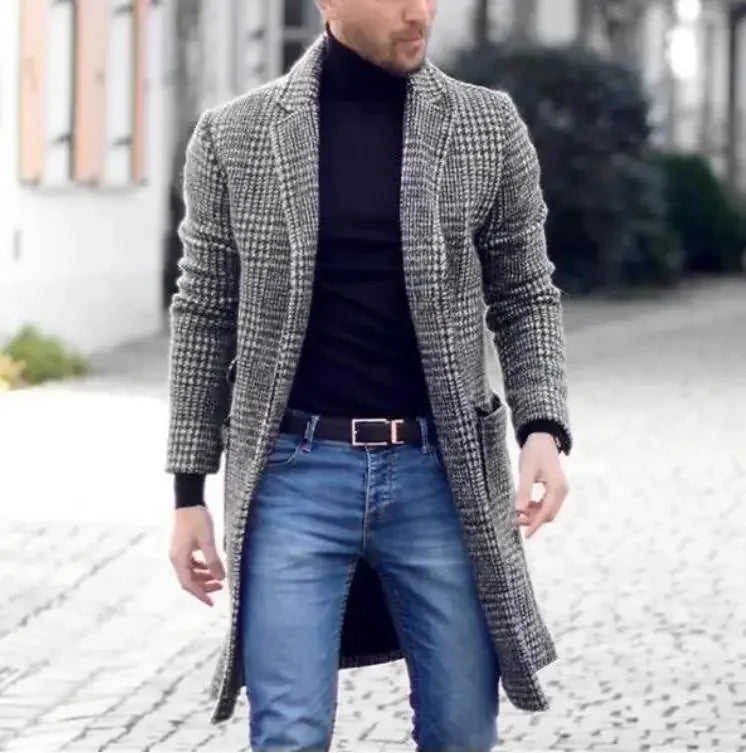 VITTORIO™ | Cappotto in Lana a Quadri per un Look Sofisticato