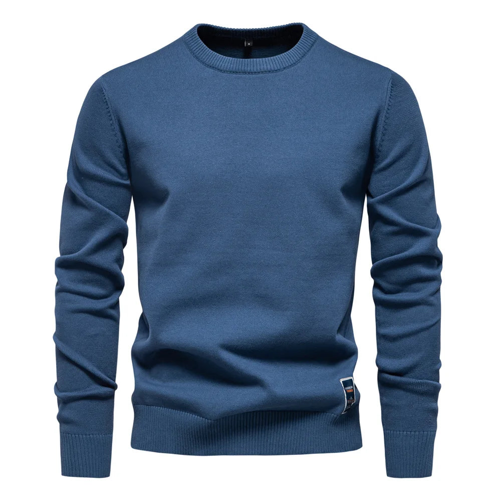 MARINO™ | Maglione Uomo a V Invernale Monocolore