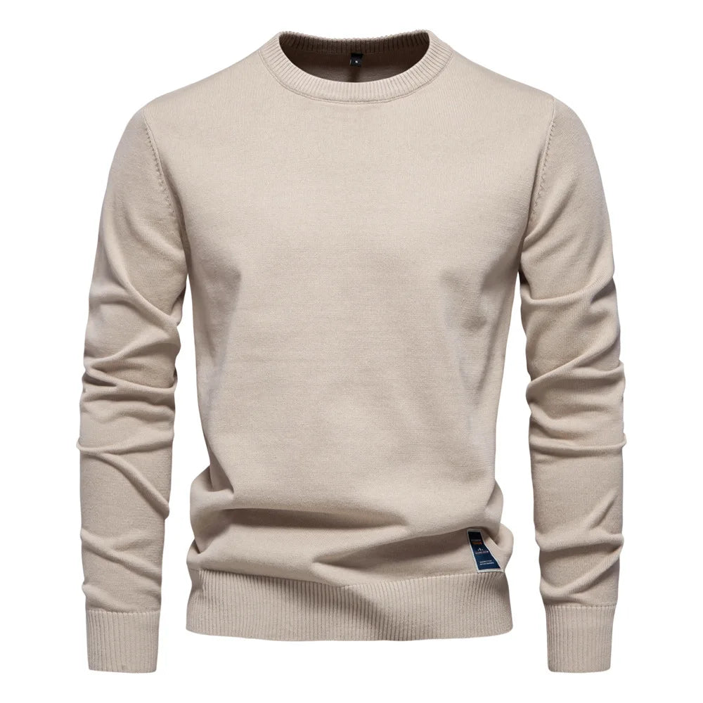 MARINO™ | Maglione Uomo a V Invernale Monocolore