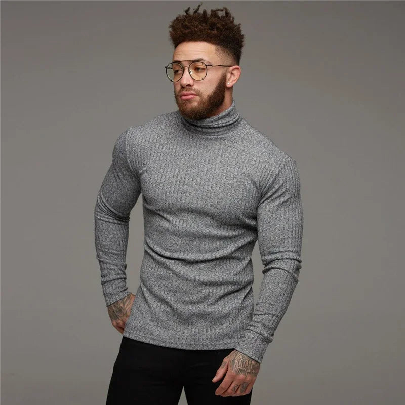 LUDOVICO™ | Maglione Uomo Slim Fit a Collo Alto