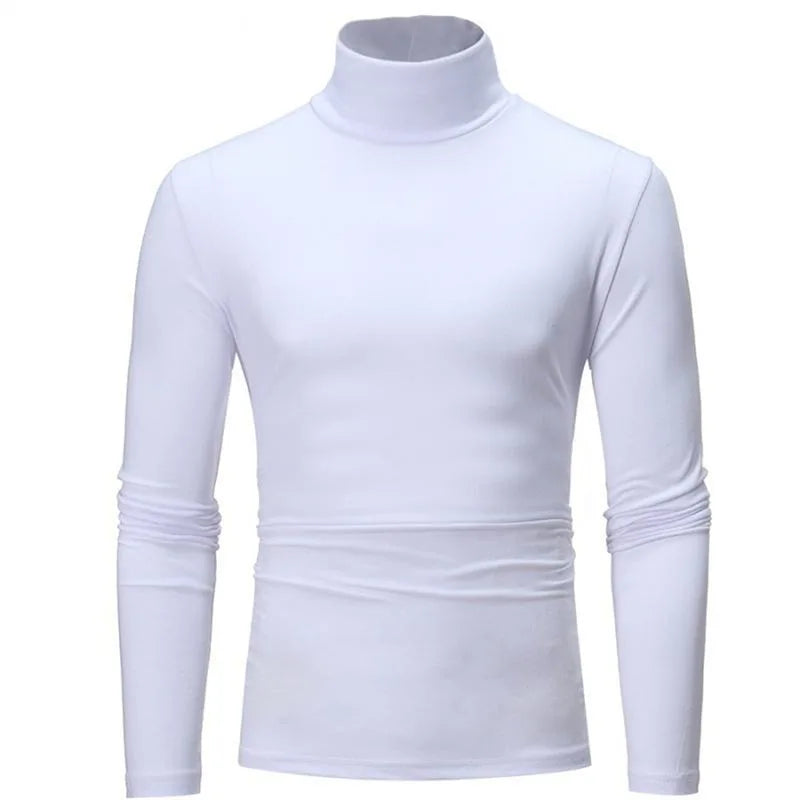 RAFFAELE™ | T-Shirt a Collo Alto Slim Fit a Maniche Lunghe