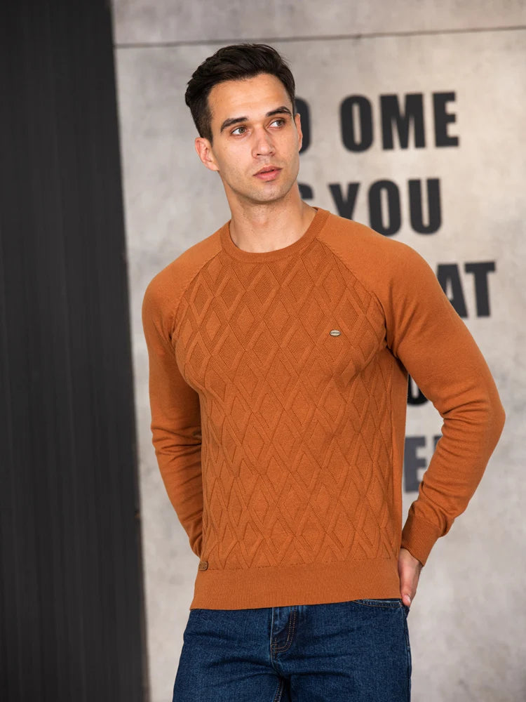 GIORGIO™ | Pullover Invernale con Motivo Argyle