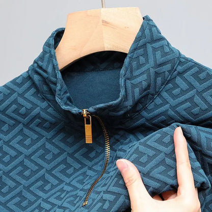 LORENZO™ | Pullover Uomo con Jacquard Geometrico