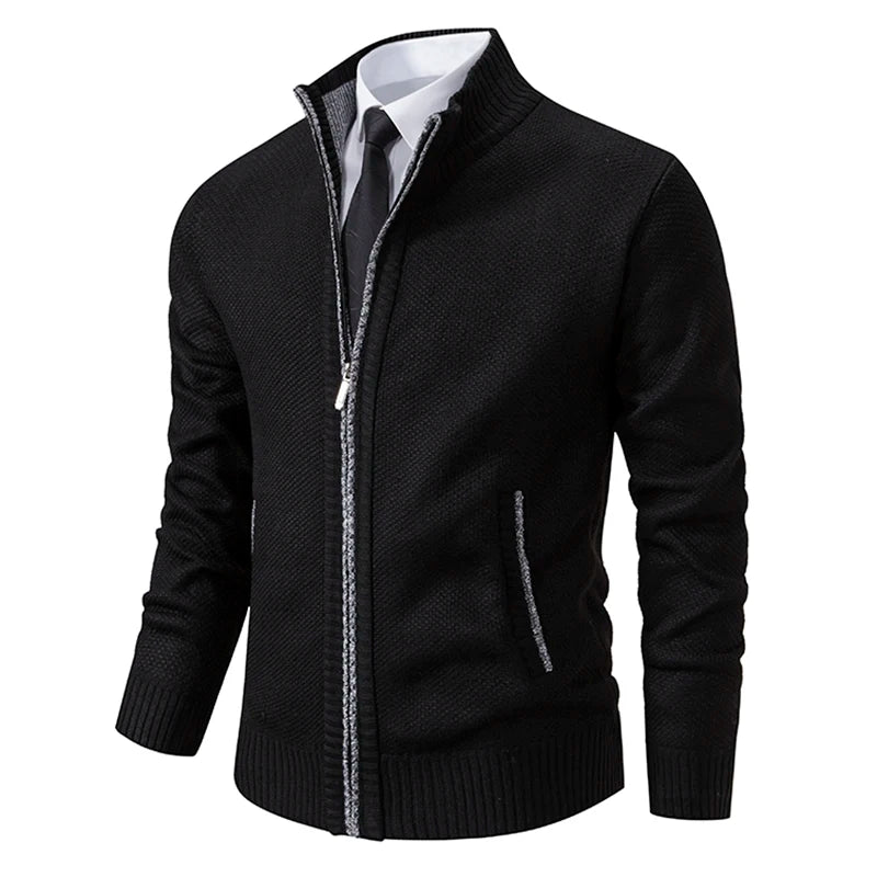 FABIO™ | Giacca Sportiva Casual in Pile con Zip e Collo Alto