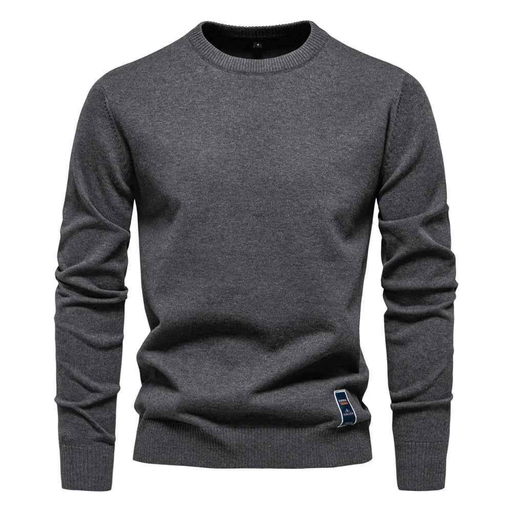 MARINO™ | Maglione Uomo a V Invernale Monocolore